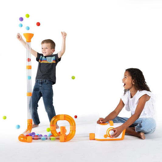 Fat Brain Toys Air Toobz: Interactive Foam Ball Turbine Tube System