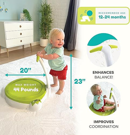 TP Toys Bubble Bouncer Mini Trampoline: Toddler 1-2 Years, Bubbles, Folding Handle