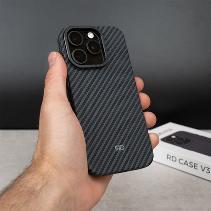 RD Carbon Fiber MagSafe iPhone Case V3: Ultra-Thin, Protective, Camera Shield