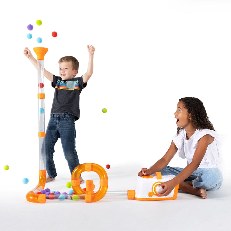 Fat Brain Toys Air Toobz: Interactive Foam Ball Turbine Tube System