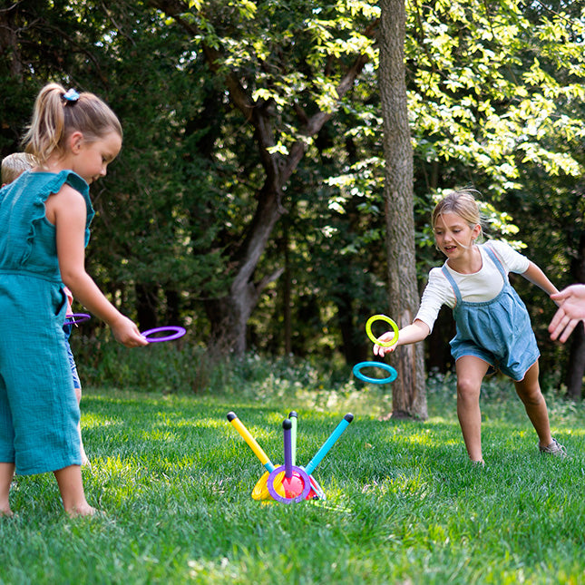 Dynamic 2-in-1 Musical Jump & Ring Toss Game for Active Kids